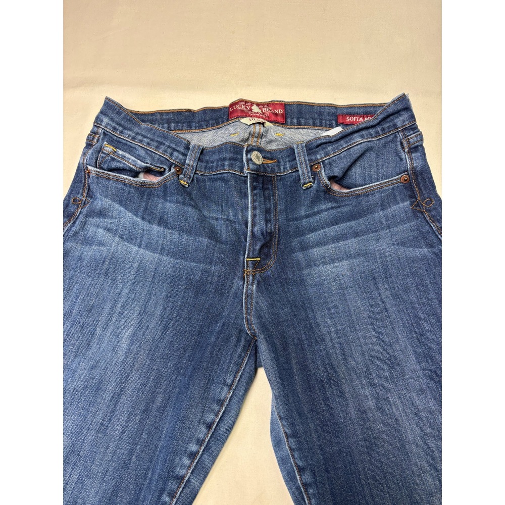 Lucky Brand Sofia Bootcut Jeans Medium Wash‎ Denim Women Size 10 W30 L33 - Picture 2 of 15